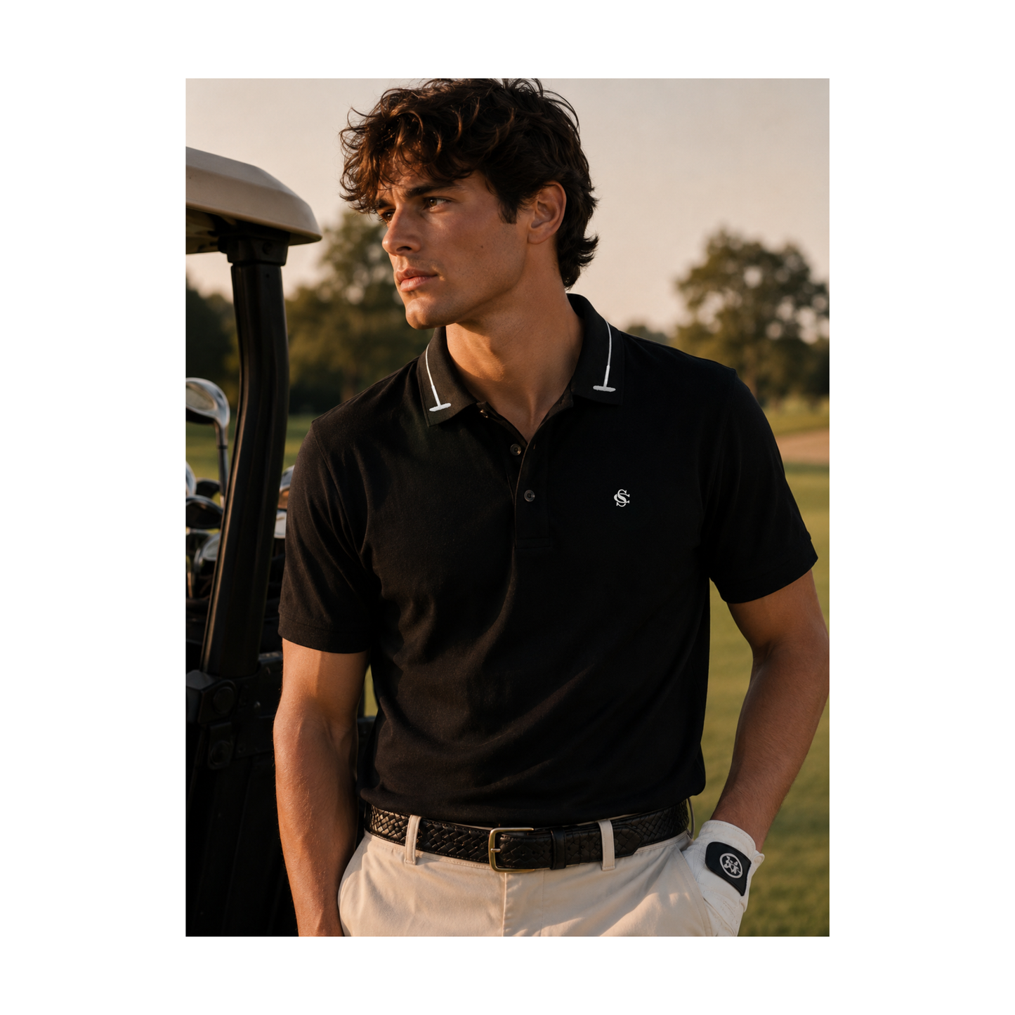 Signature Polo Black