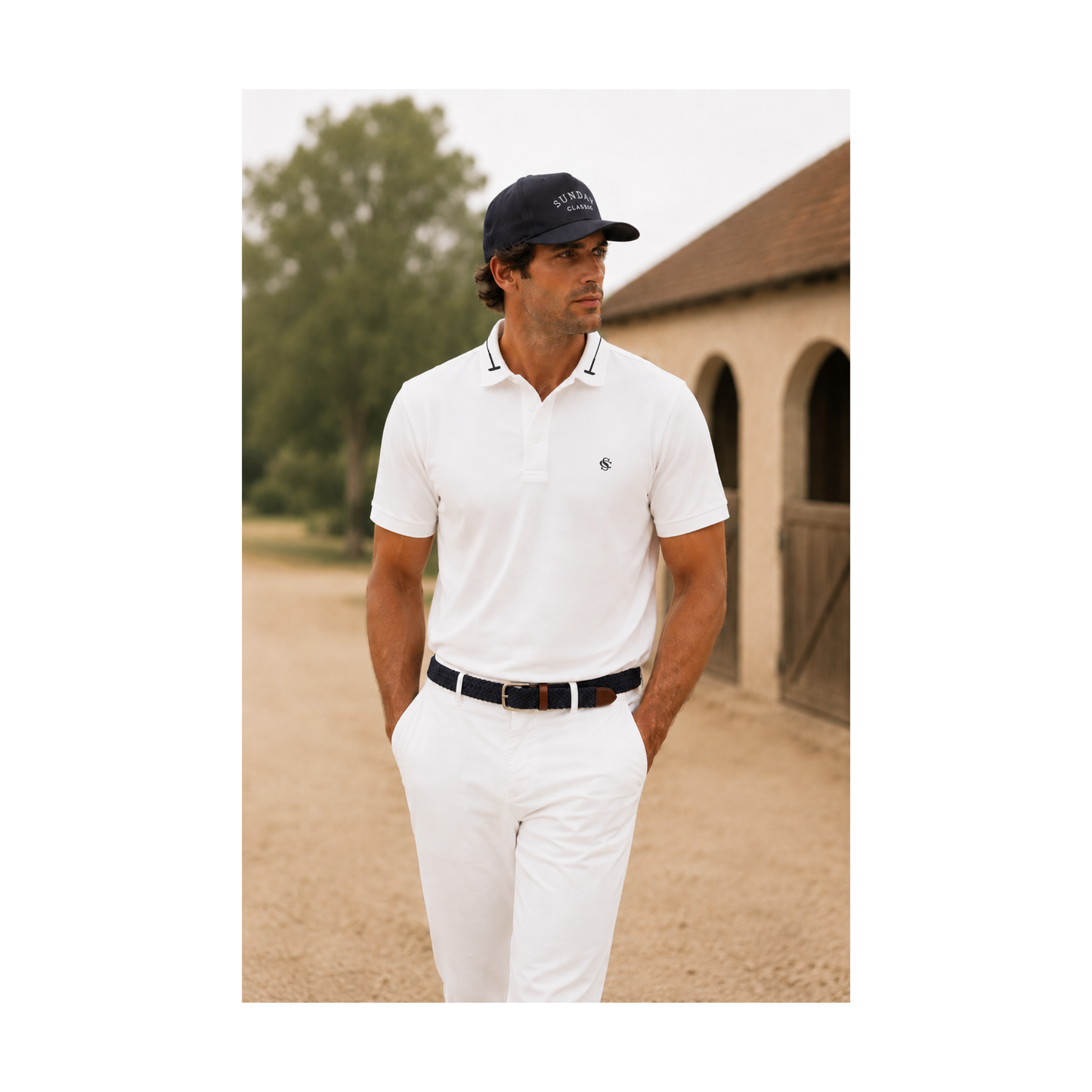 Signature Polo White