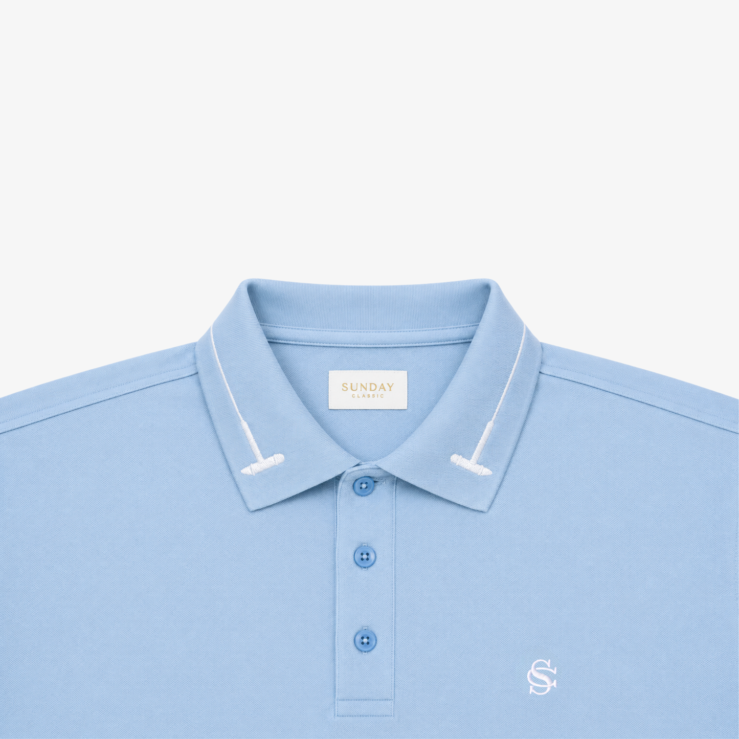 Signature Polo Cool Blue